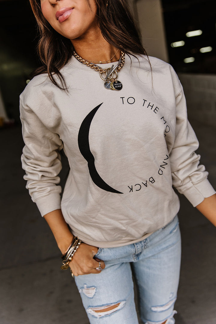 To The Moon Graphic Pullover - Mindy Mae's Marketcomfy cute hoodies