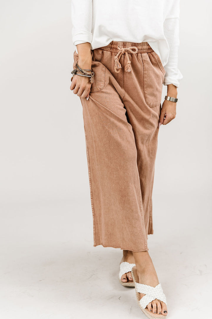 Alex Wide Leg Pants - Clay - Mindy Mae's Marketcomfy cute hoodies