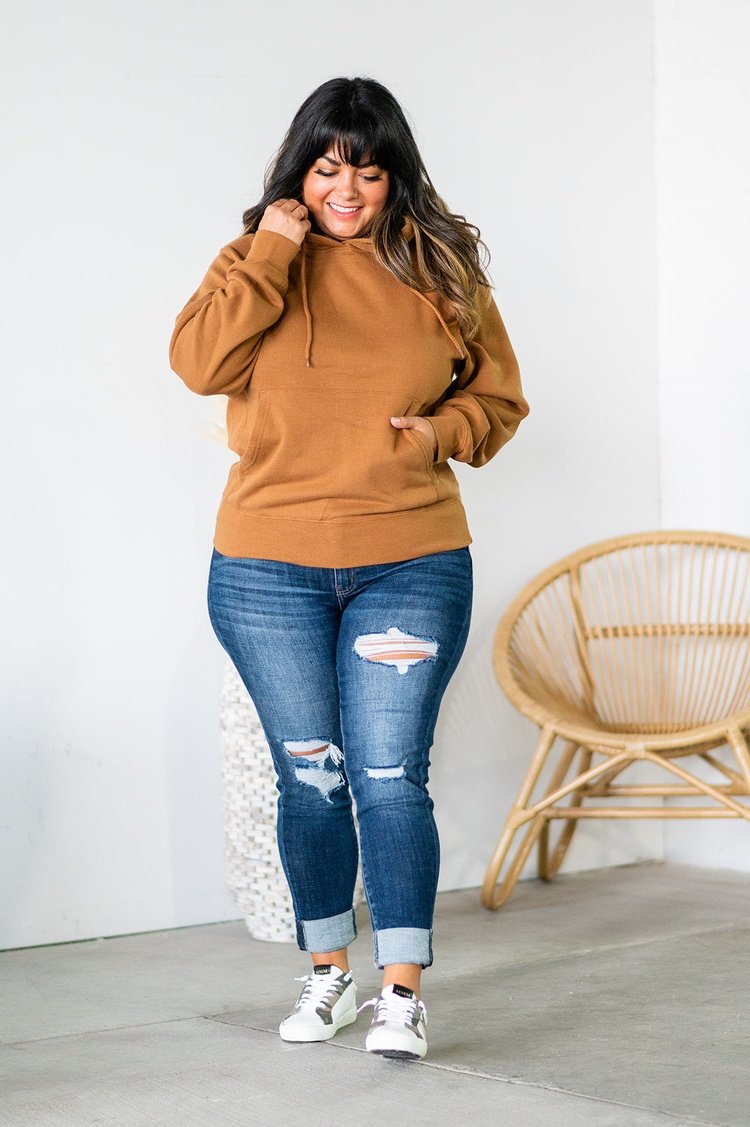 Jerri Hoodie - Dark Mustard - Mindy Mae's Marketcomfy cute hoodies