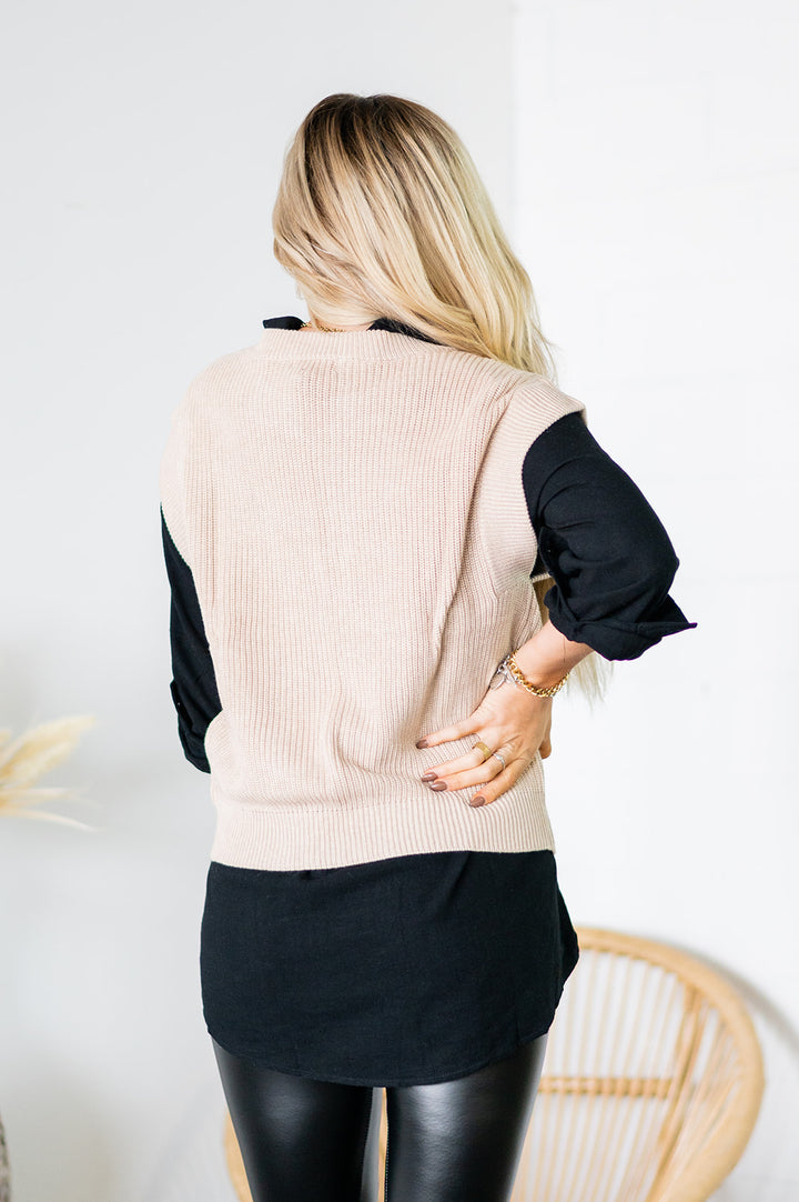 Wilder Sweater Vest - Oatmeal: FINAL SALE - Mindy Mae's Marketcomfy cute hoodies