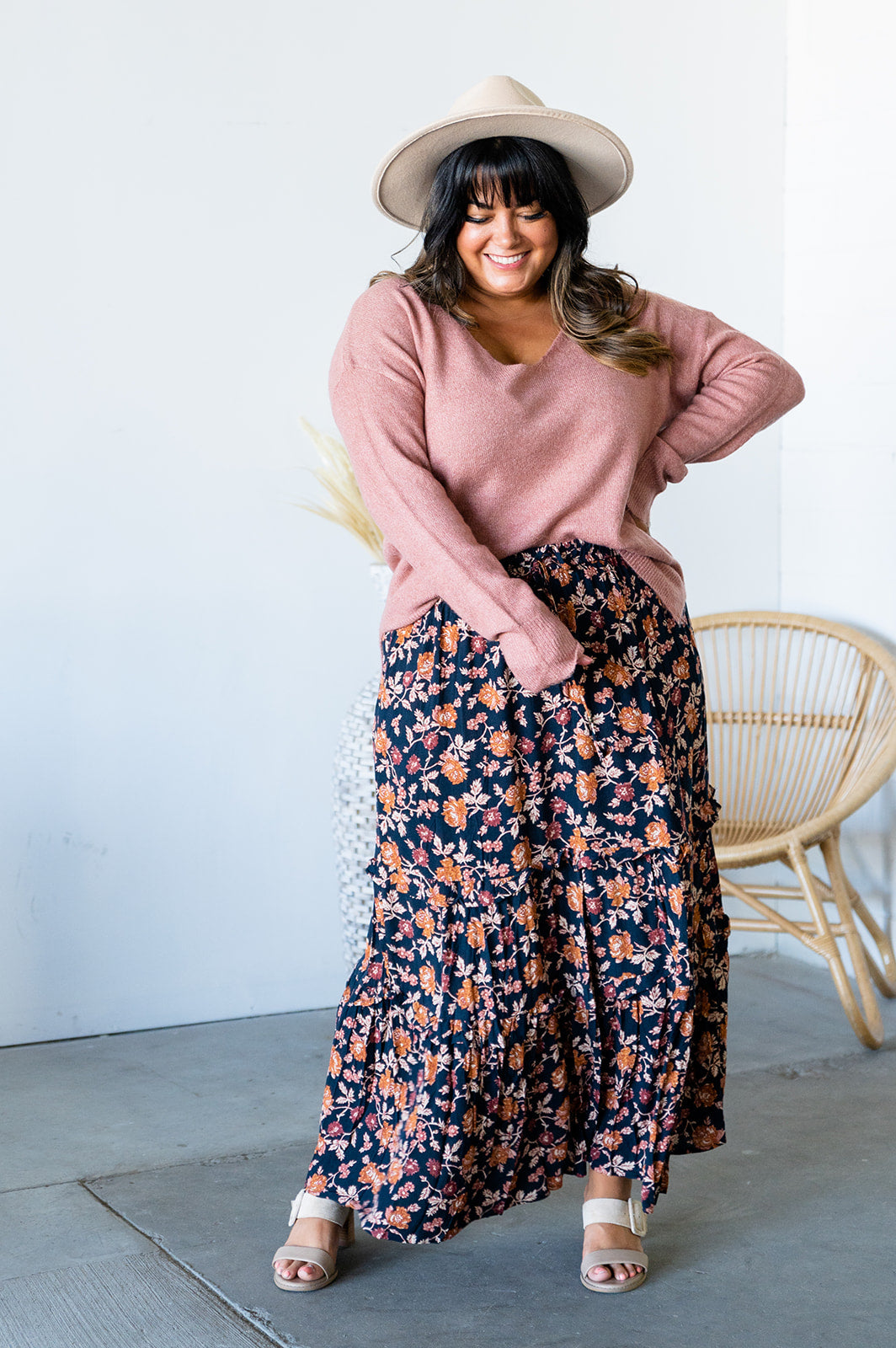 Flower Child Tiered Maxi Skirt: FINAL SALE – Mindy Mae's Market