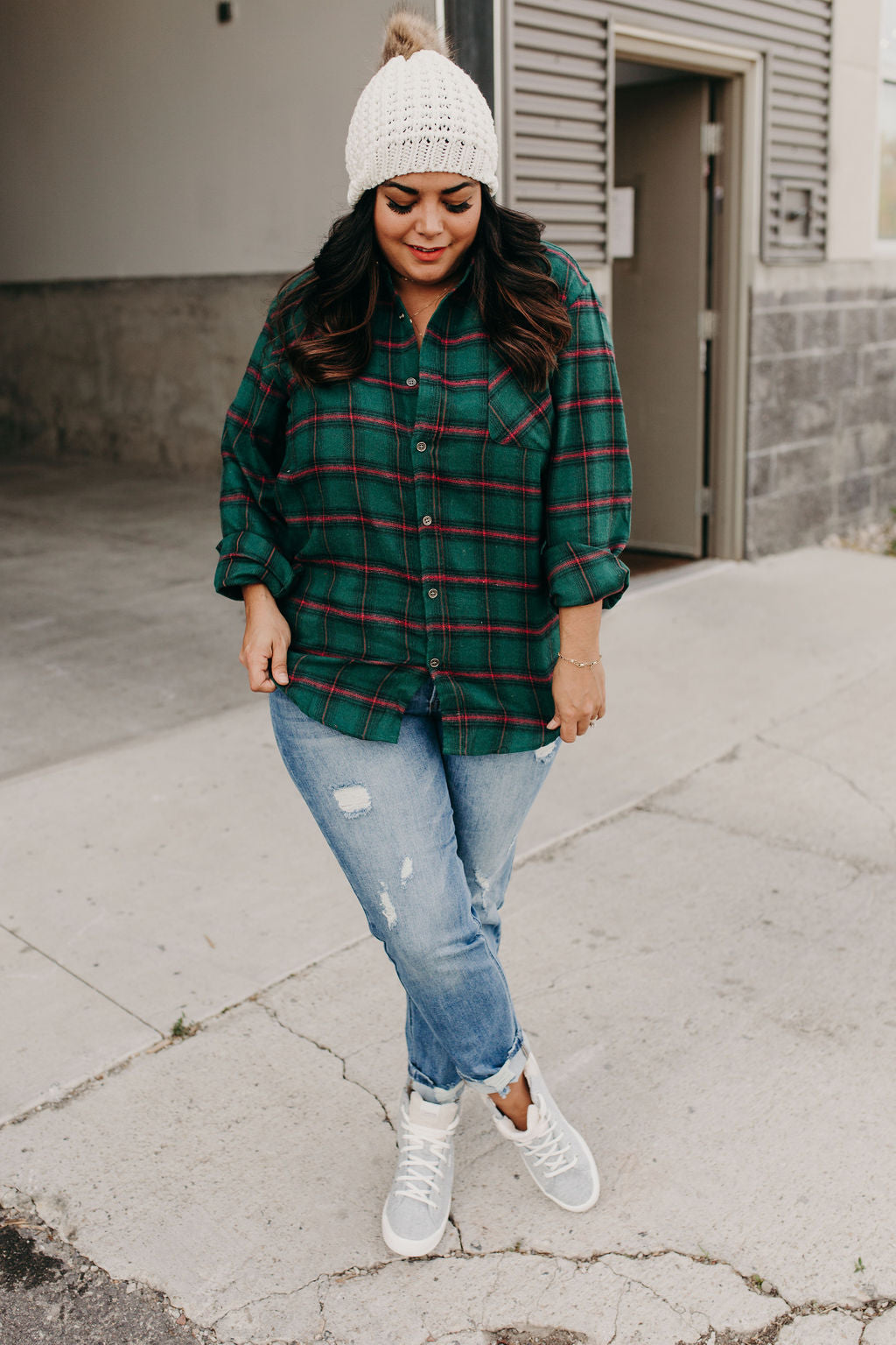 Wave Plaid Button Down - Mindy Mae's Marketcomfy cute hoodies