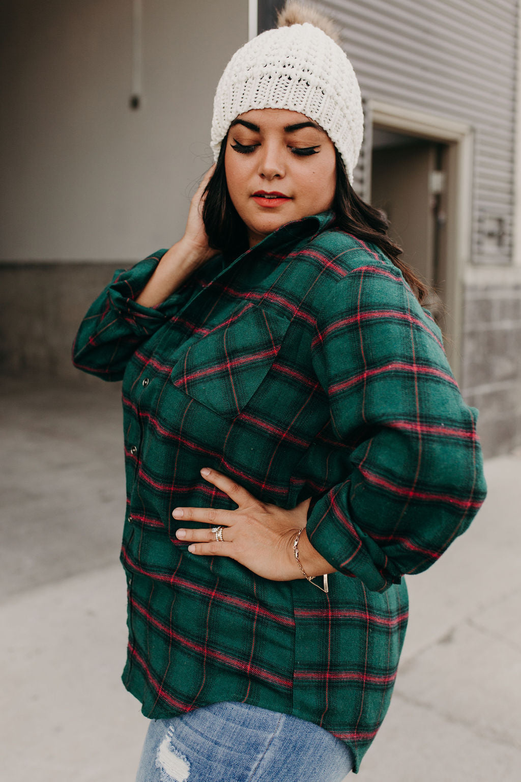 Wave Plaid Button Down - Mindy Mae's Marketcomfy cute hoodies