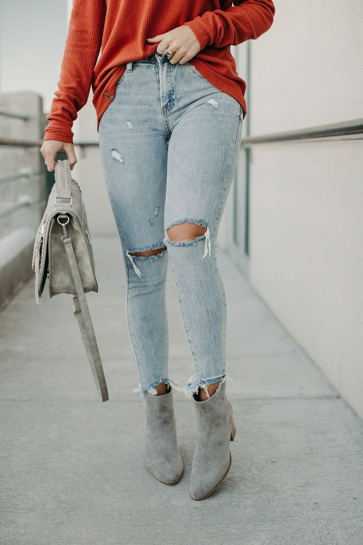 Cagney Distressed Skinny Jeans