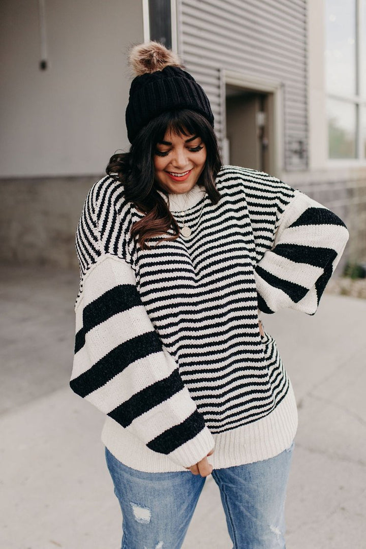 Juliette Striped Sweater: FINAL SALE