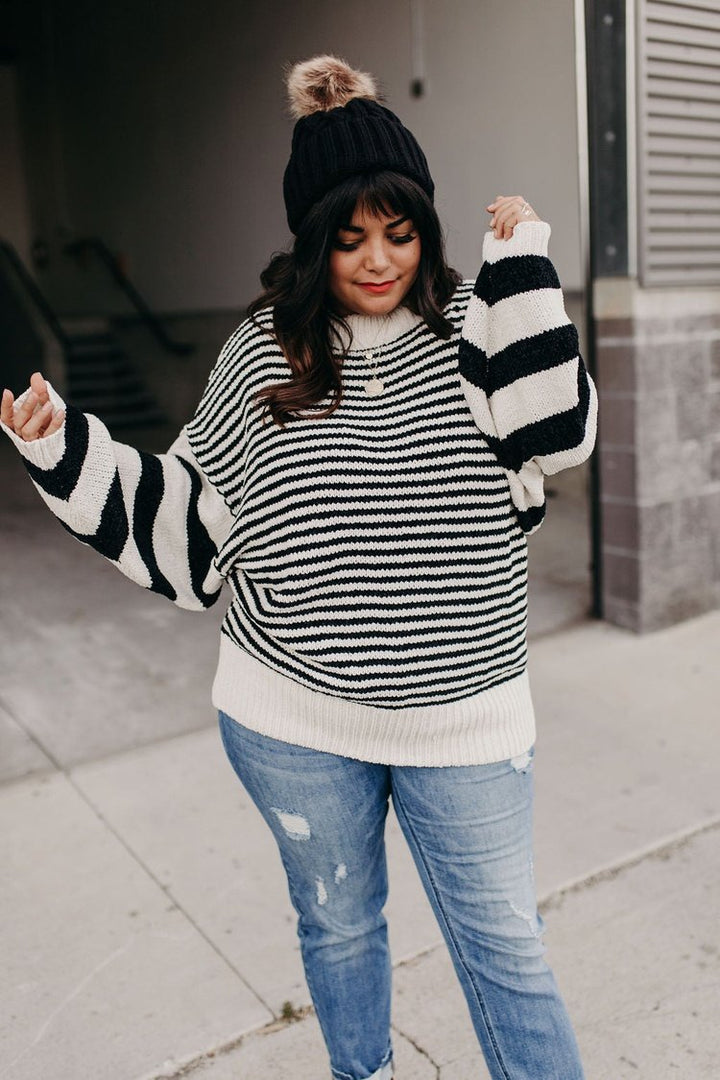 Juliette Striped Sweater: FINAL SALE