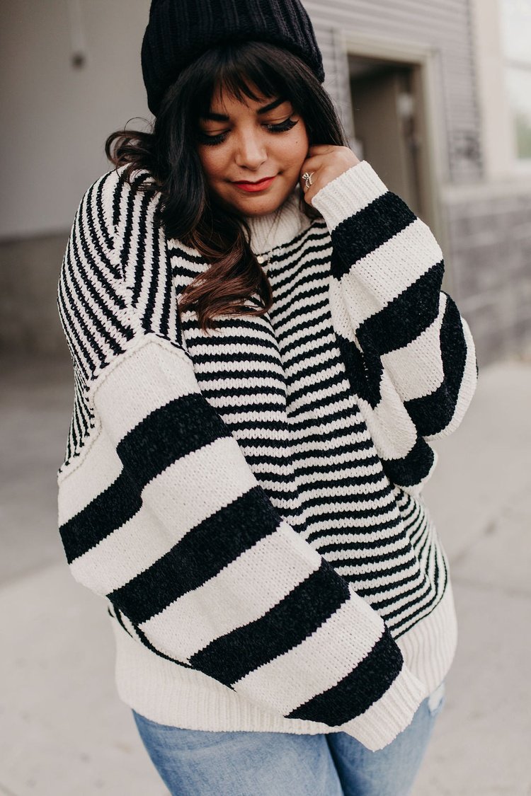 Juliette Striped Sweater: FINAL SALE