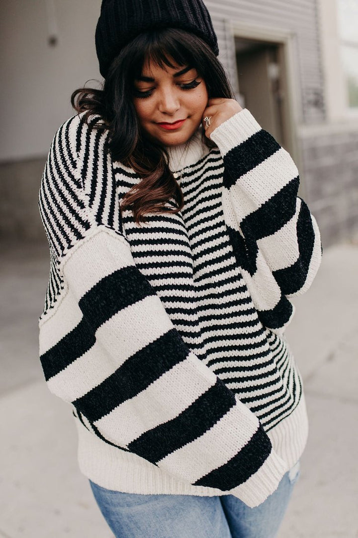 Juliette Striped Sweater: FINAL SALE