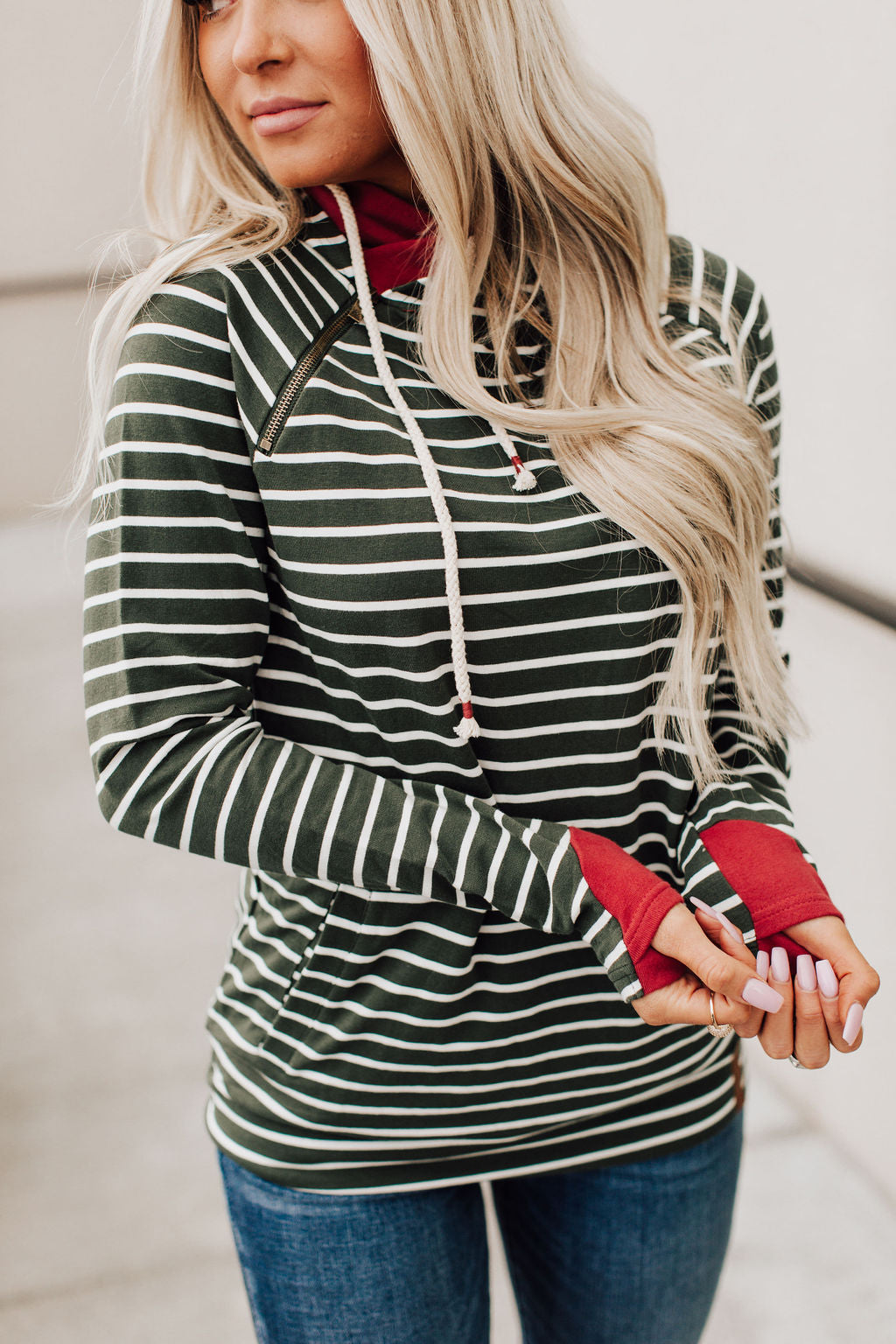 DoubleHood™ Sweatshirt - Mistletoe