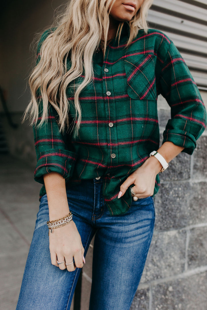 Wave Plaid Button Down - Mindy Mae's Marketcomfy cute hoodies