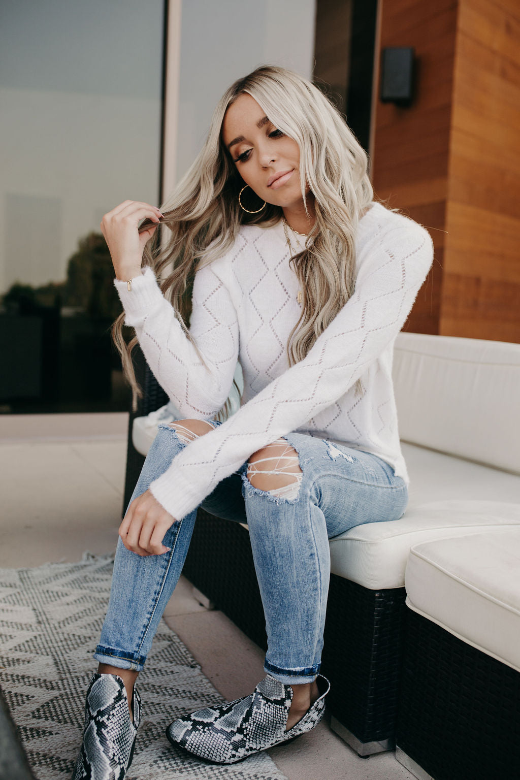 Emily Sweater - Ivory