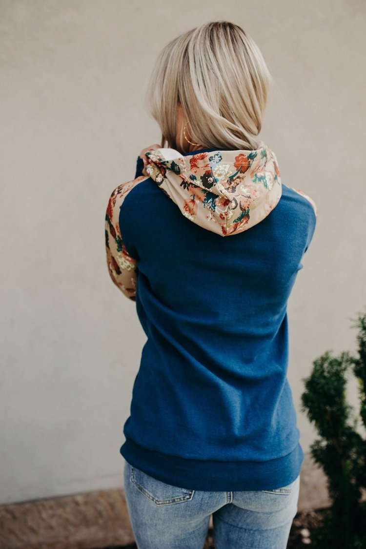 DoubleHood™ Sweatshirt - Late Bloomer: FINAL SALE - Mindy Mae's Marketcomfy cute hoodies