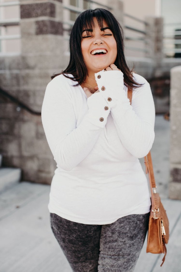 Naomi Button Sleeve Top - White - Mindy Mae's Marketcomfy cute hoodies