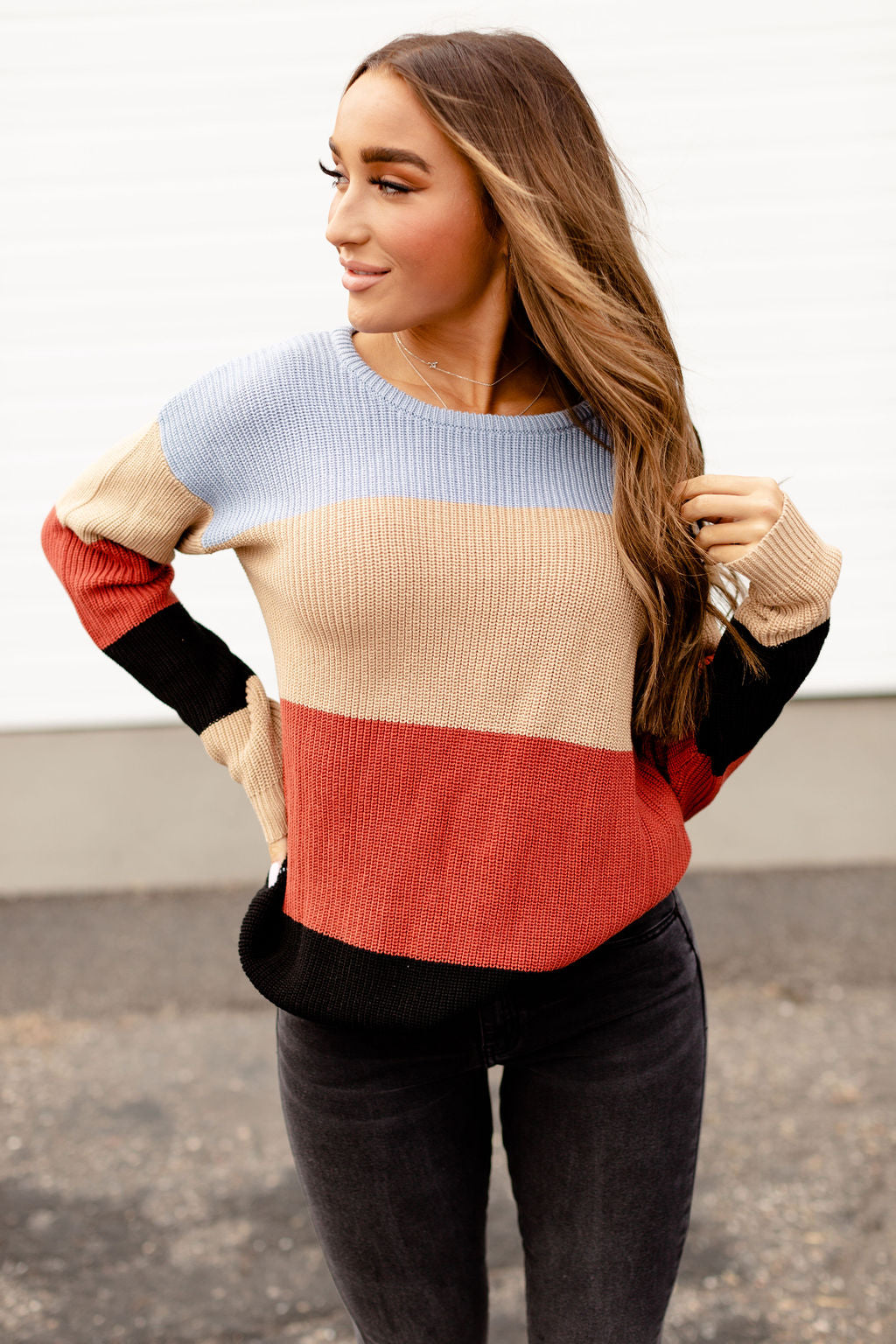 Paige Sweater - Blue: FINAL SALE - Mindy Mae's Marketcomfy cute hoodies