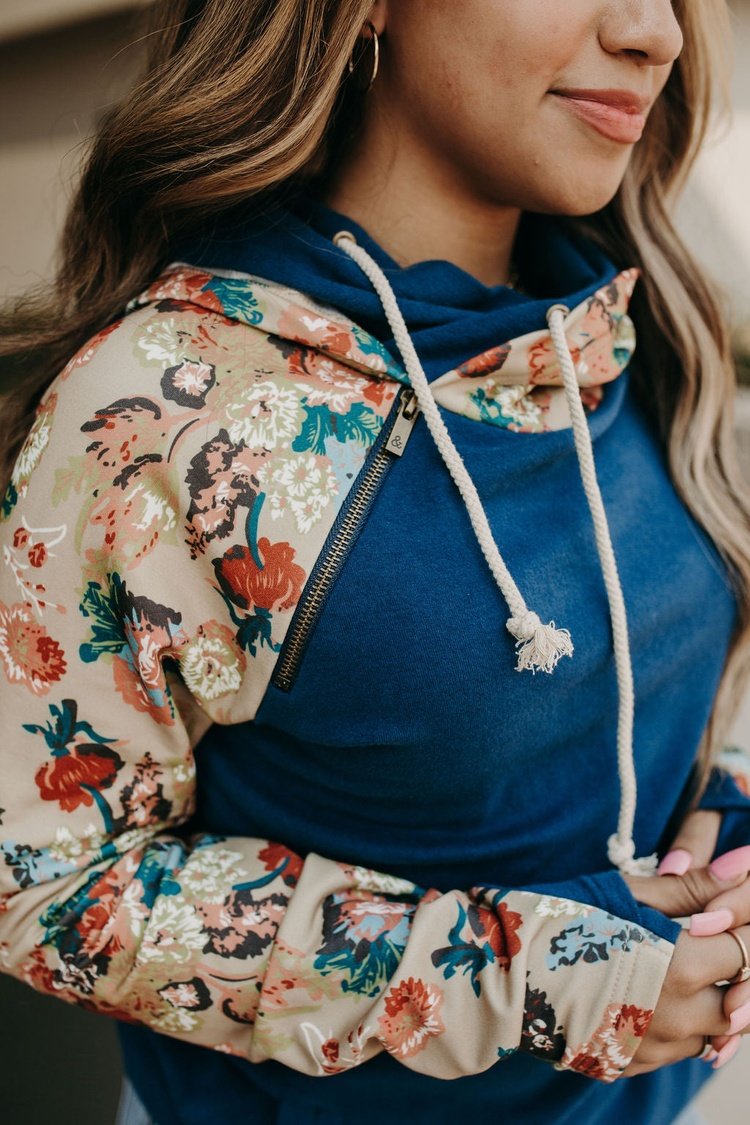 DoubleHood™ Sweatshirt - Late Bloomer: FINAL SALE - Mindy Mae's Marketcomfy cute hoodies