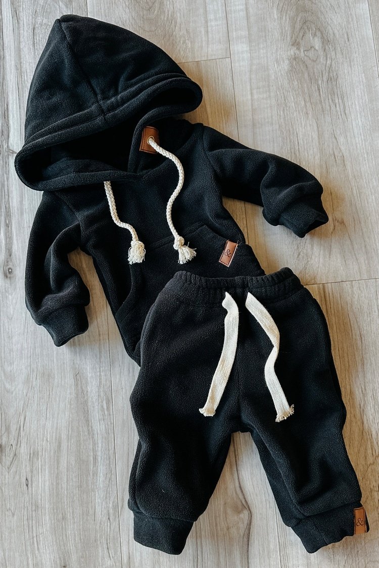 Cozy Cutie Hoodzie Set - Black - Mindy Mae's Marketcomfy cute hoodies