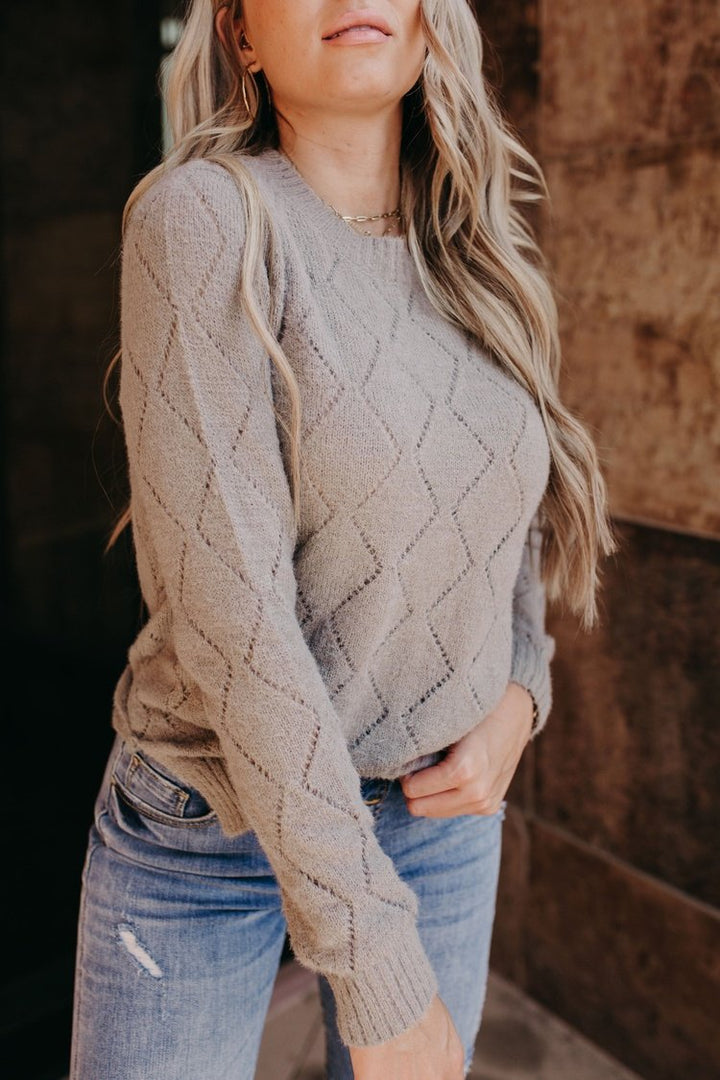 Emily Sweater - Taupe Grey
