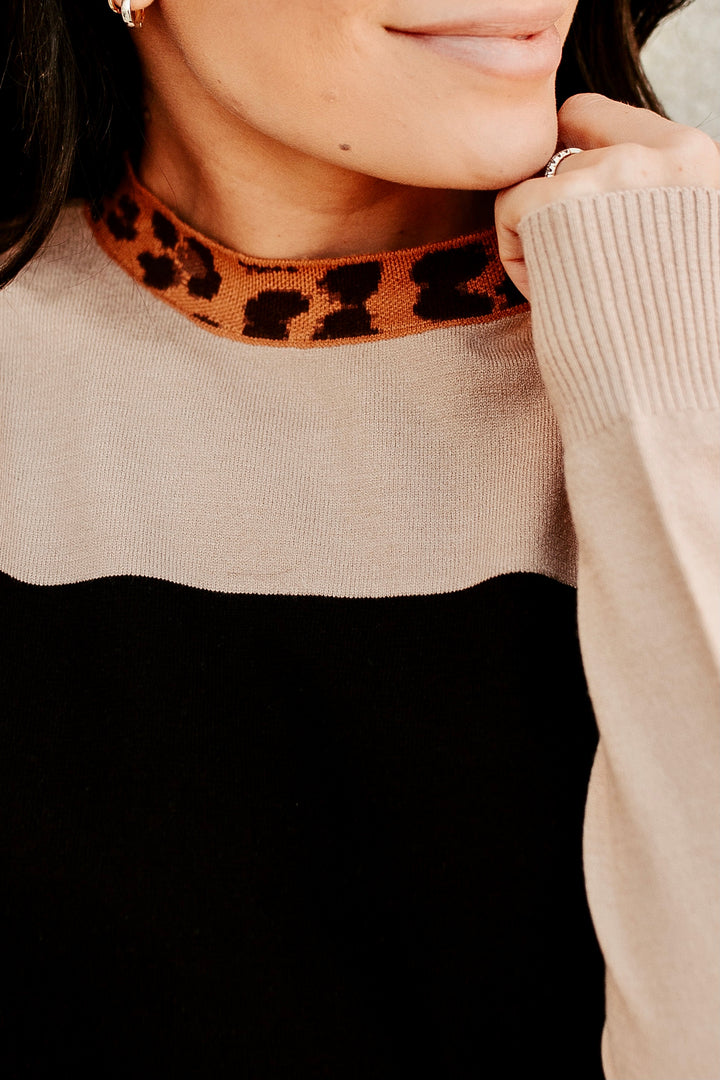 Graham Sweater - Leopard Collar - Mindy Mae's Marketcomfy cute hoodies