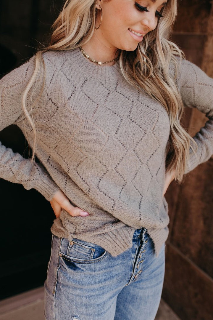 Emily Sweater - Taupe Grey